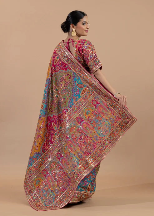 Royal Resham Printed Pure Silk Saree